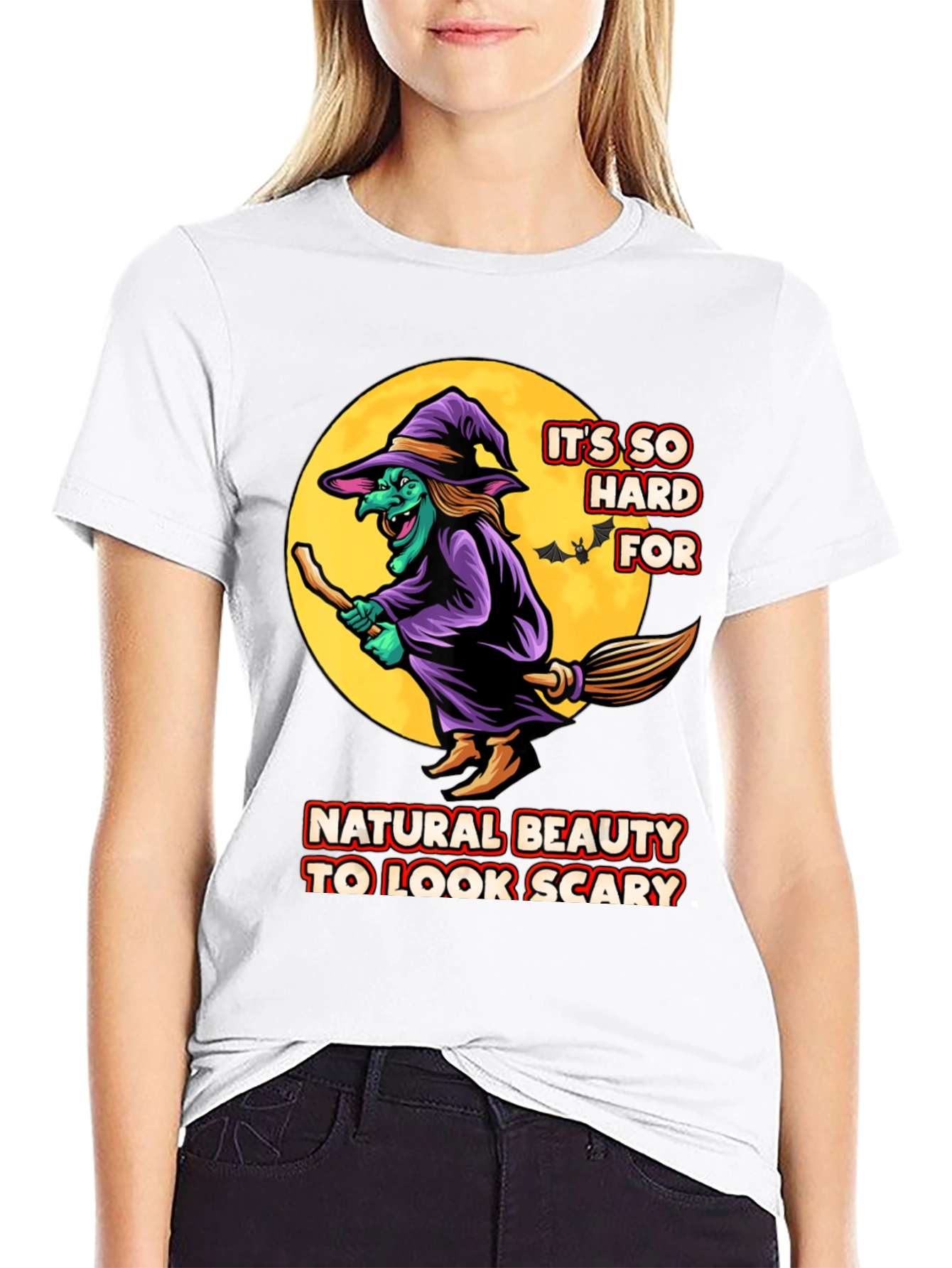 Funny Witch T-Shirt - Natural Beauty Halloween Costume
