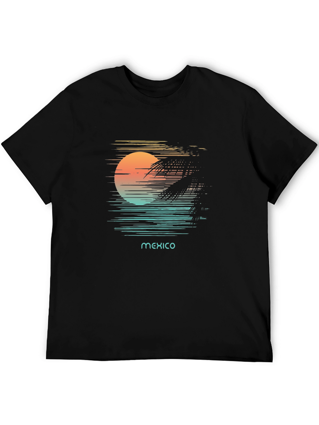 Mexico Sunset Graphic T-Shirt