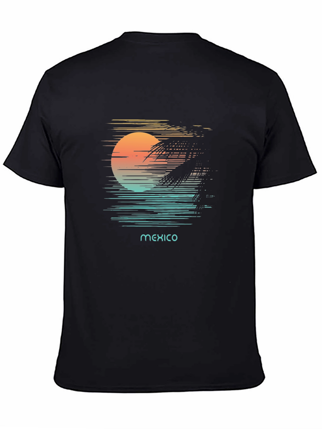 Mexico Sunset Graphic T-Shirt