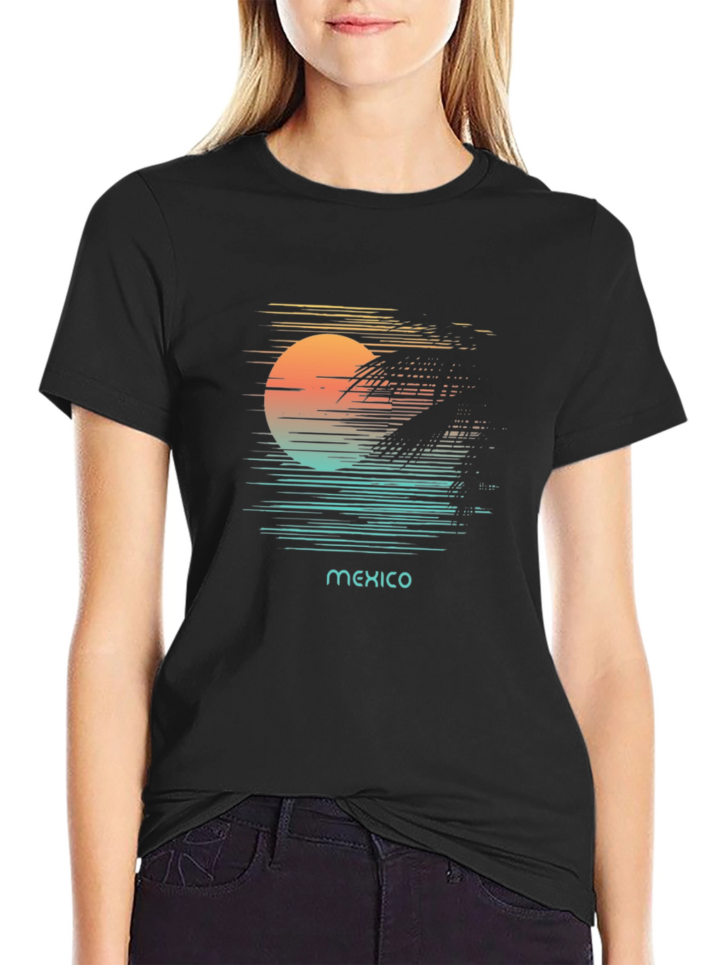 Mexico Sunset Graphic T-Shirt