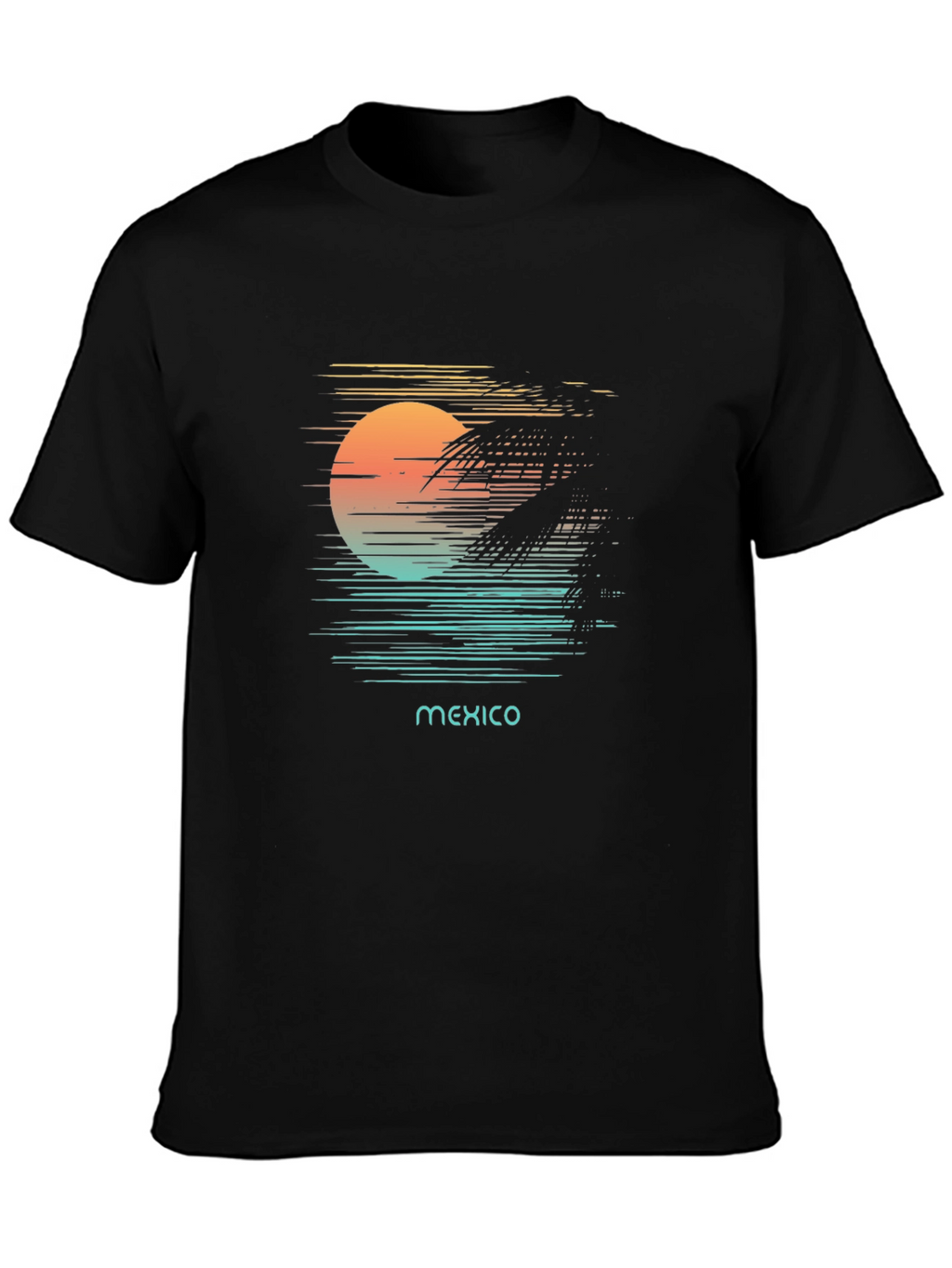 Mexico Sunset Graphic T-Shirt