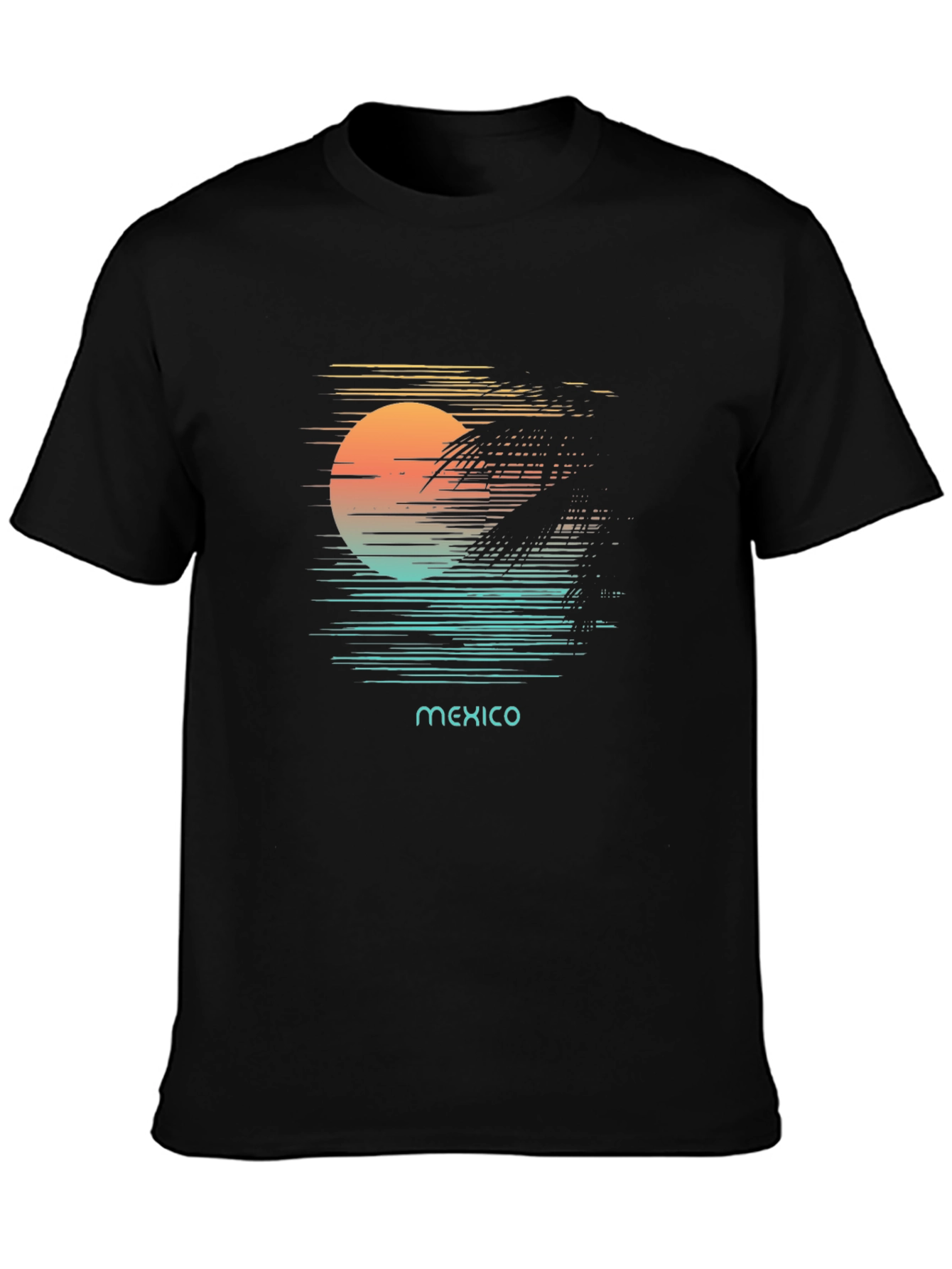 Mexico Sunset Graphic T-Shirt
