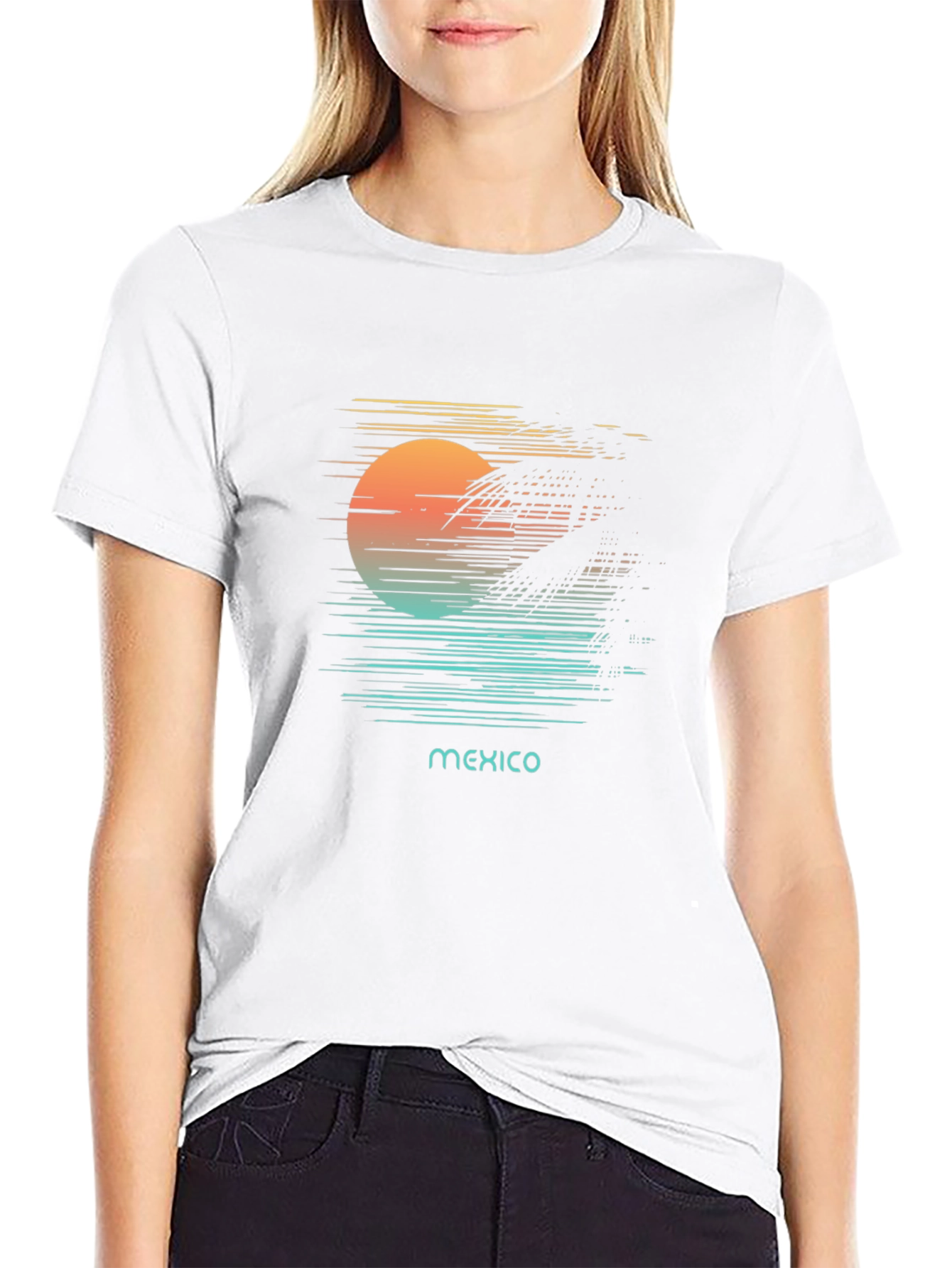 Mexico Sunset Graphic T-Shirt