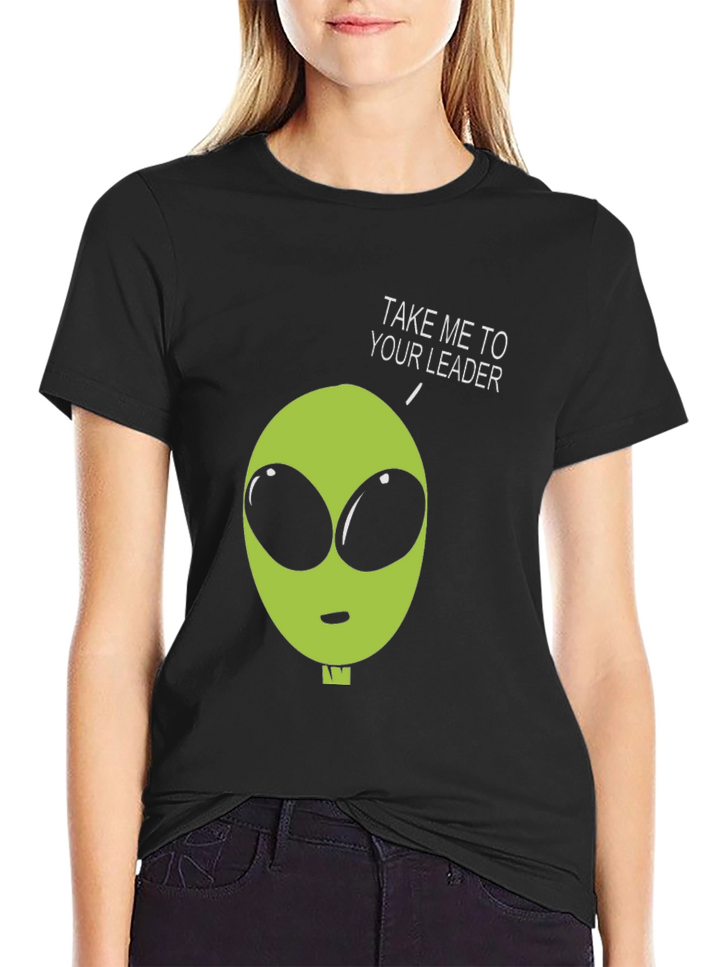 Alien Take Me To Your Leader Graphic Tee