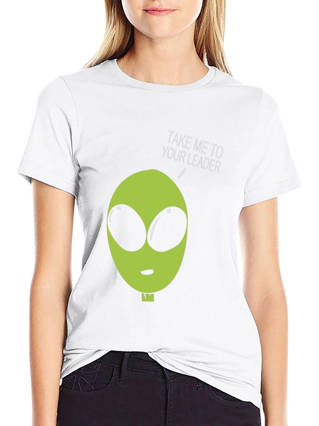 Alien Take Me To Your Leader Graphic Tee
