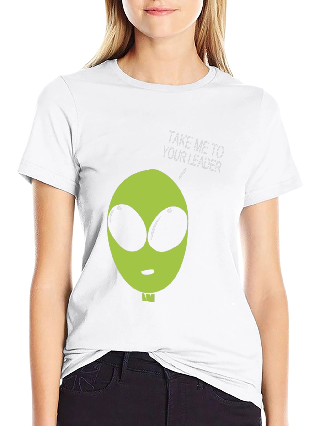 Alien Take Me To Your Leader Graphic Tee