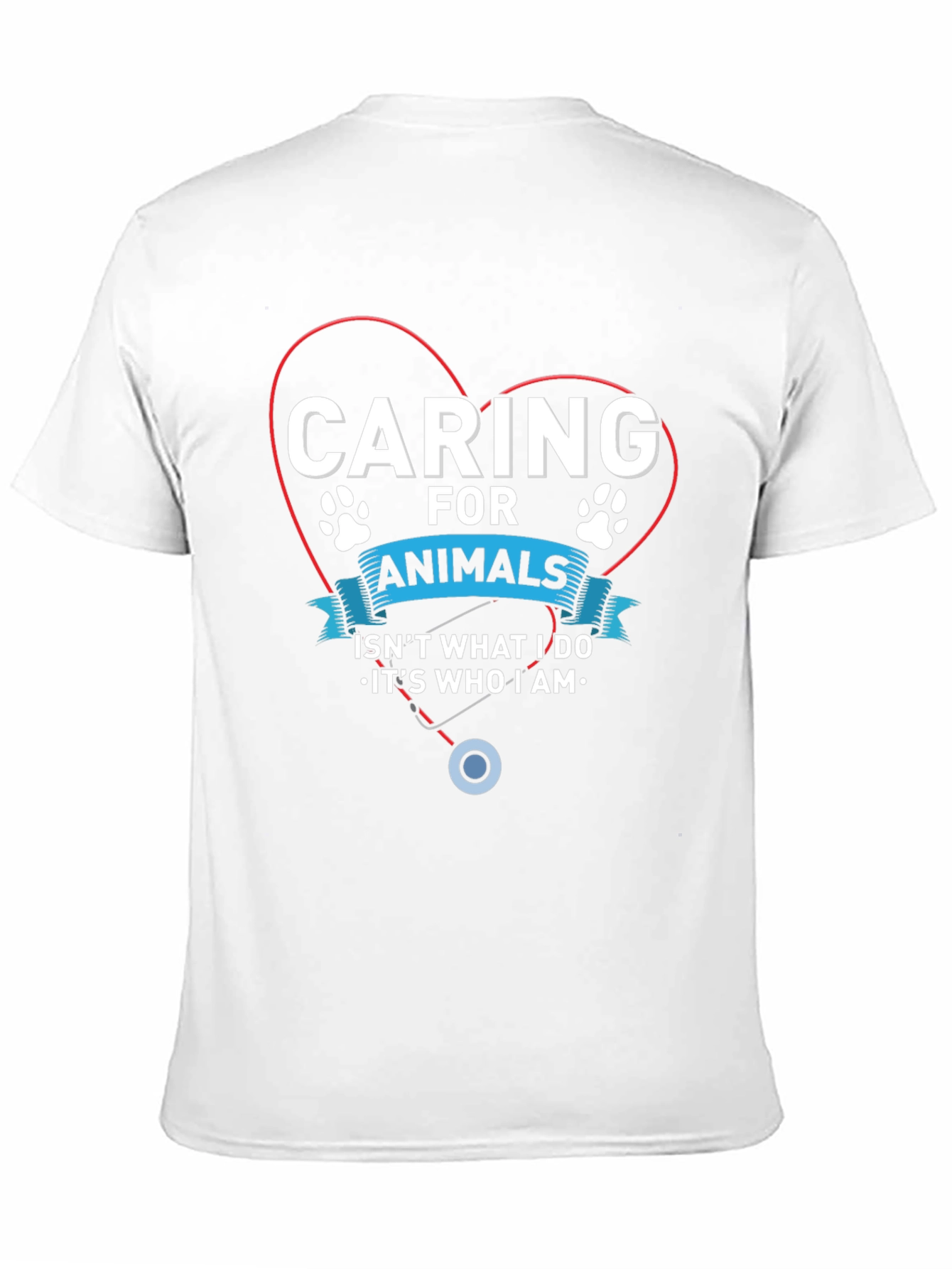 Caring For Animals T-Shirt - Veterinarian Pet Lover Tee