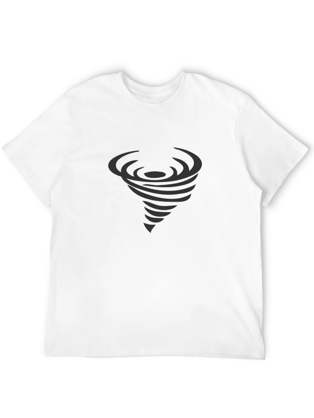 Tornado Graphic Tee - Stylish Mens Black T-Shirt