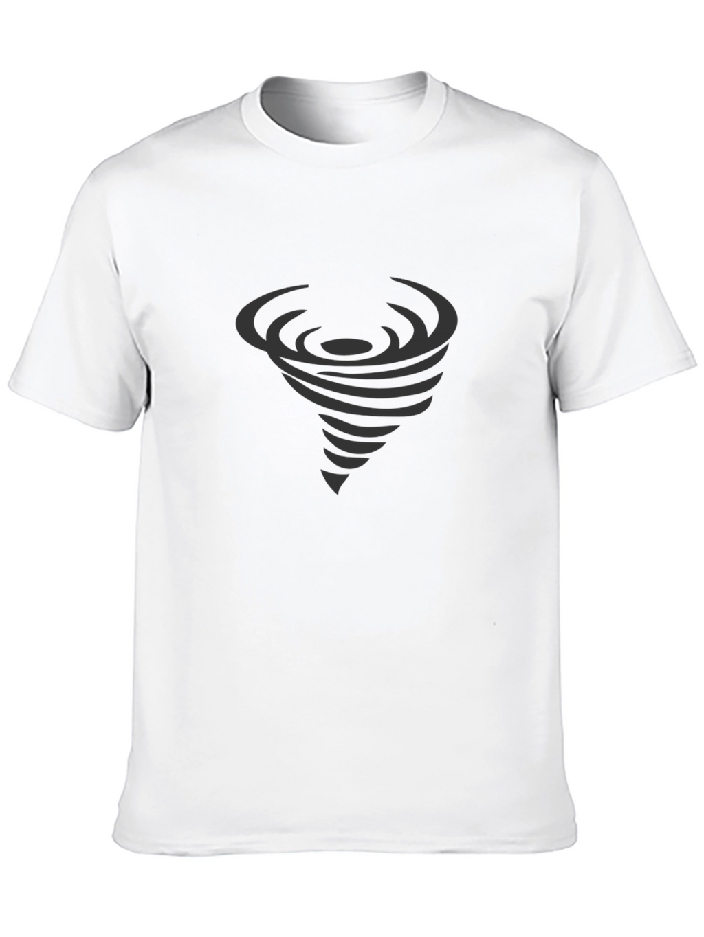 Tornado Graphic Tee - Stylish Mens Black T-Shirt