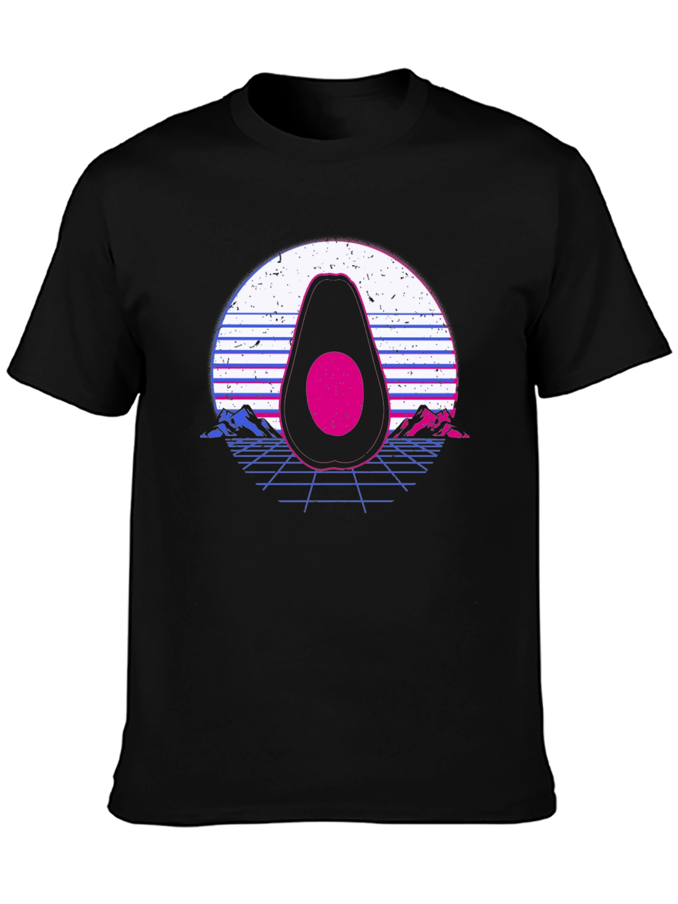 Retro Avocado T-Shirt - Vaporwave Style