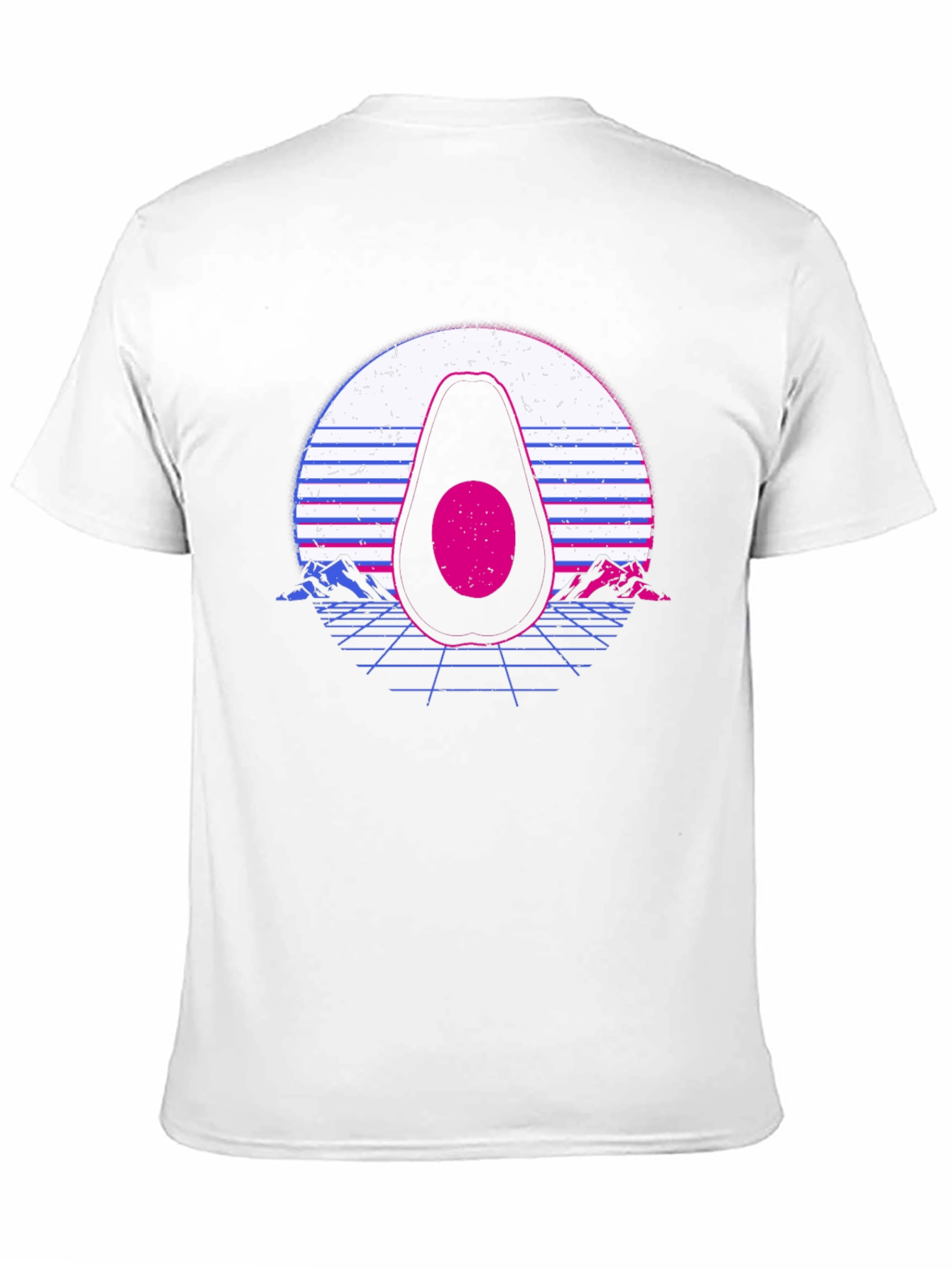 Retro Avocado T-Shirt - Vaporwave Style