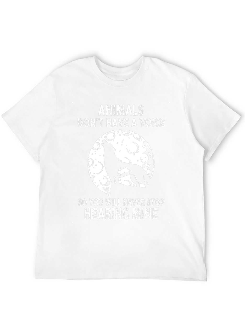 Animals Voice T-Shirt - Black