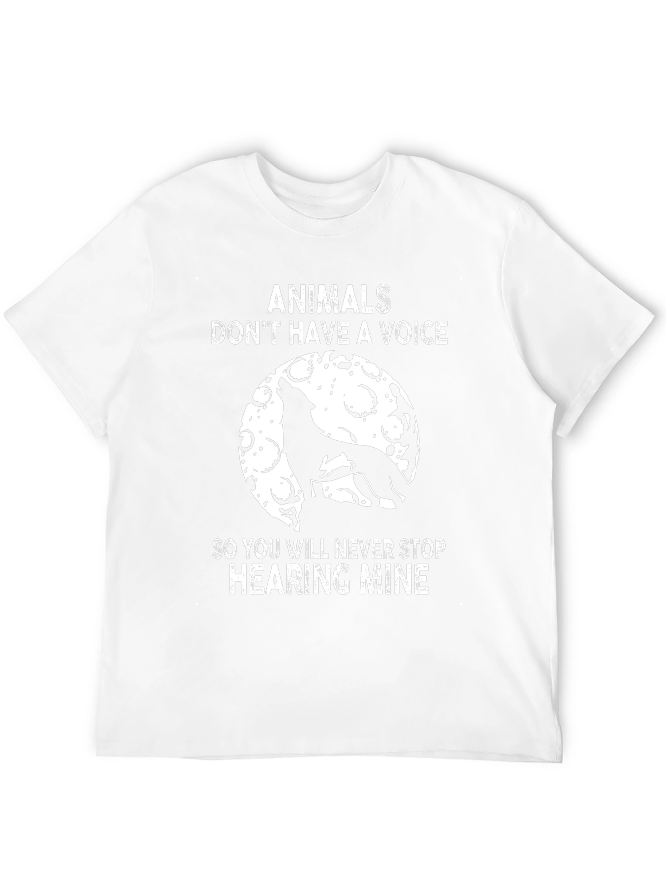 Animals Voice T-Shirt - Black