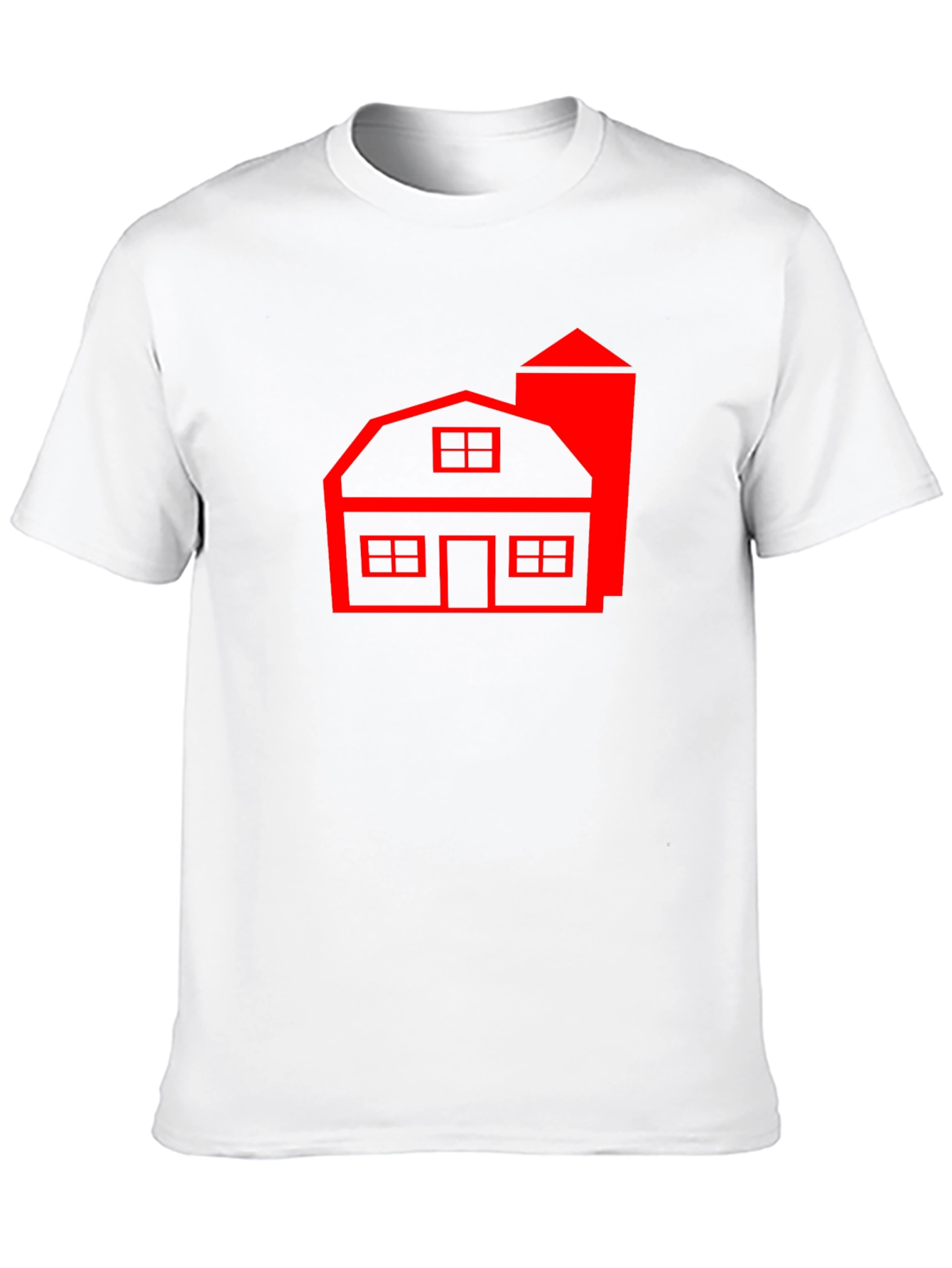 Red Barn Graphic T-Shirt - Classic Farm Style