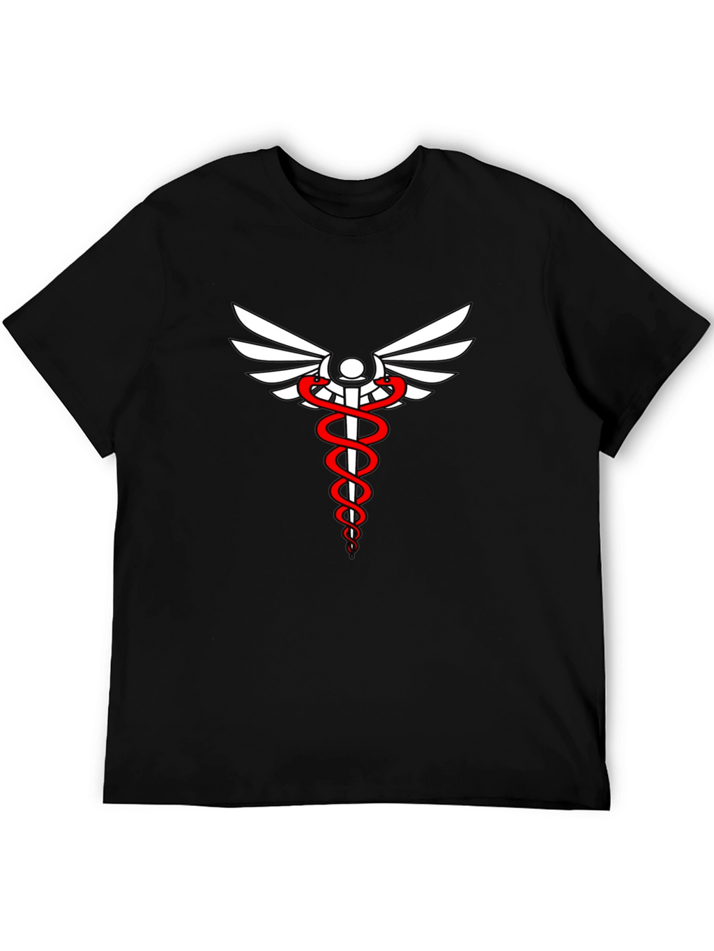 Medical Caduceus Graphic Tee - Stylish & Comfortable