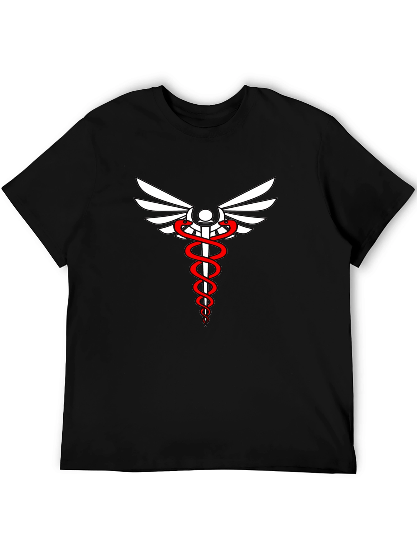 Medical Caduceus Graphic Tee - Stylish & Comfortable