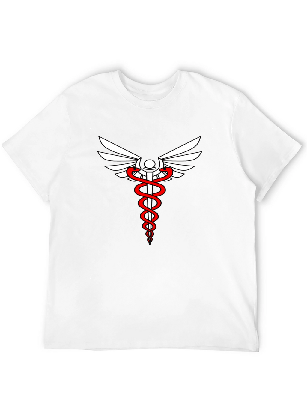 Medical Caduceus Graphic Tee - Stylish & Comfortable