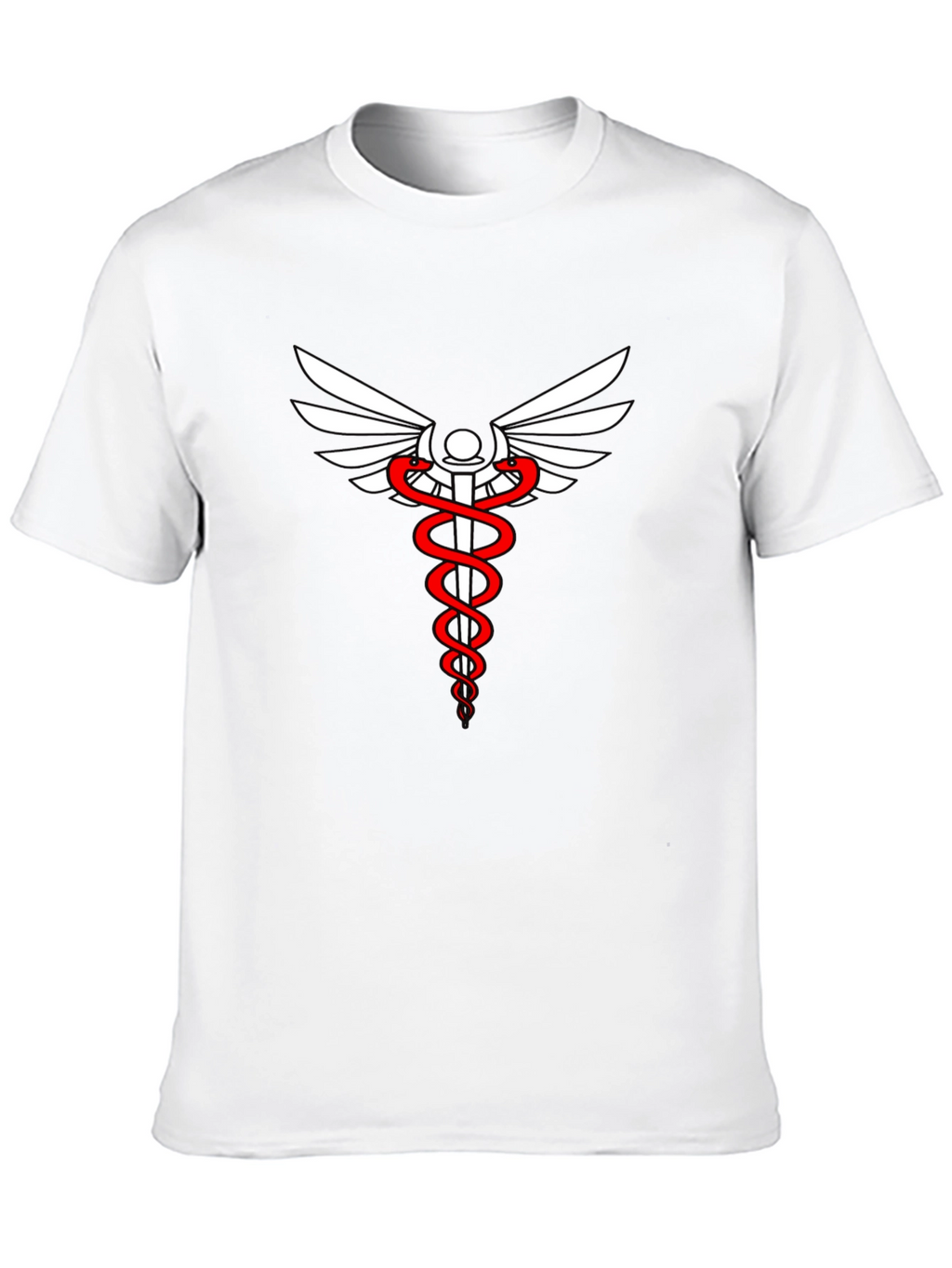 Medical Caduceus Graphic Tee - Stylish & Comfortable
