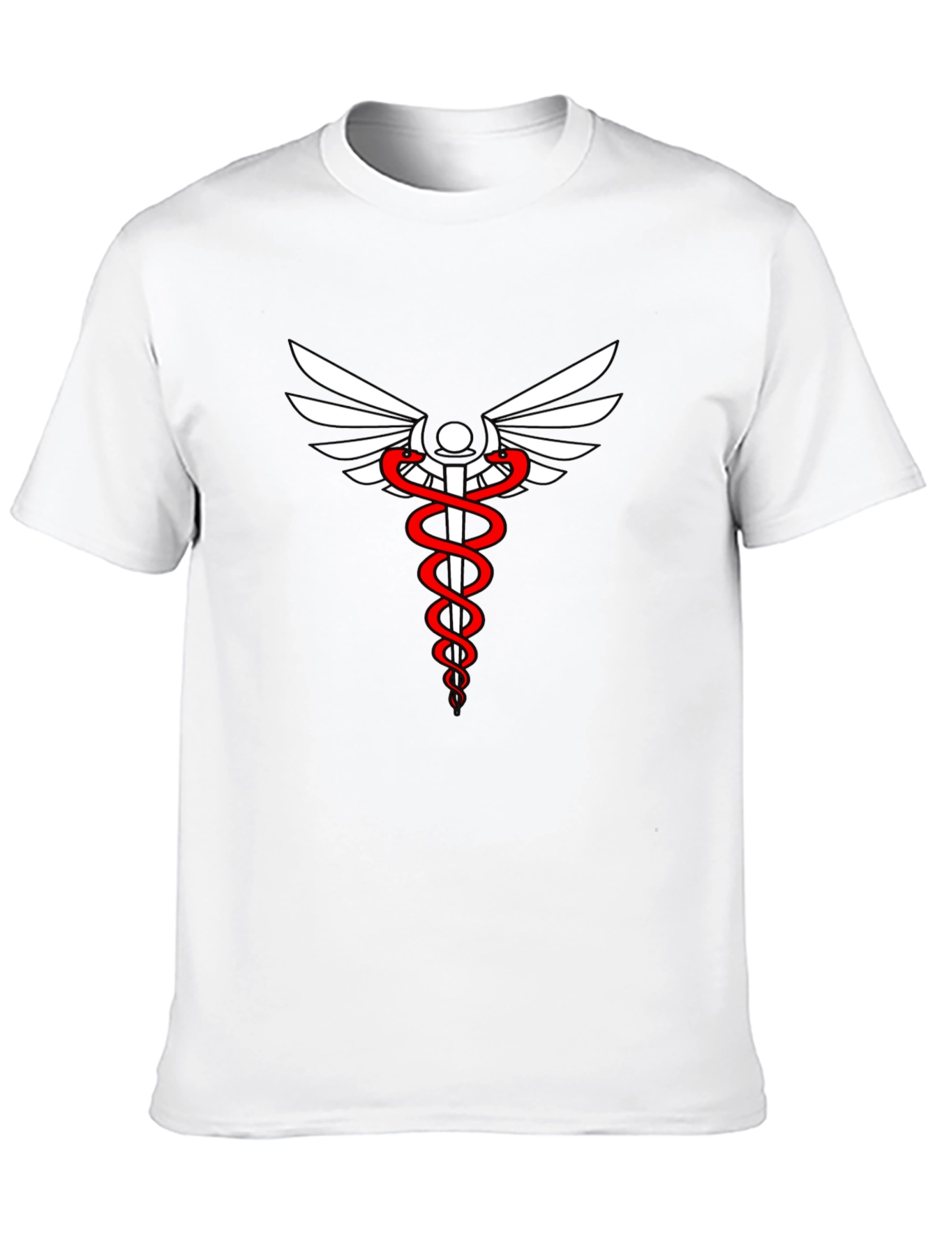 Medical Caduceus Graphic Tee - Stylish & Comfortable