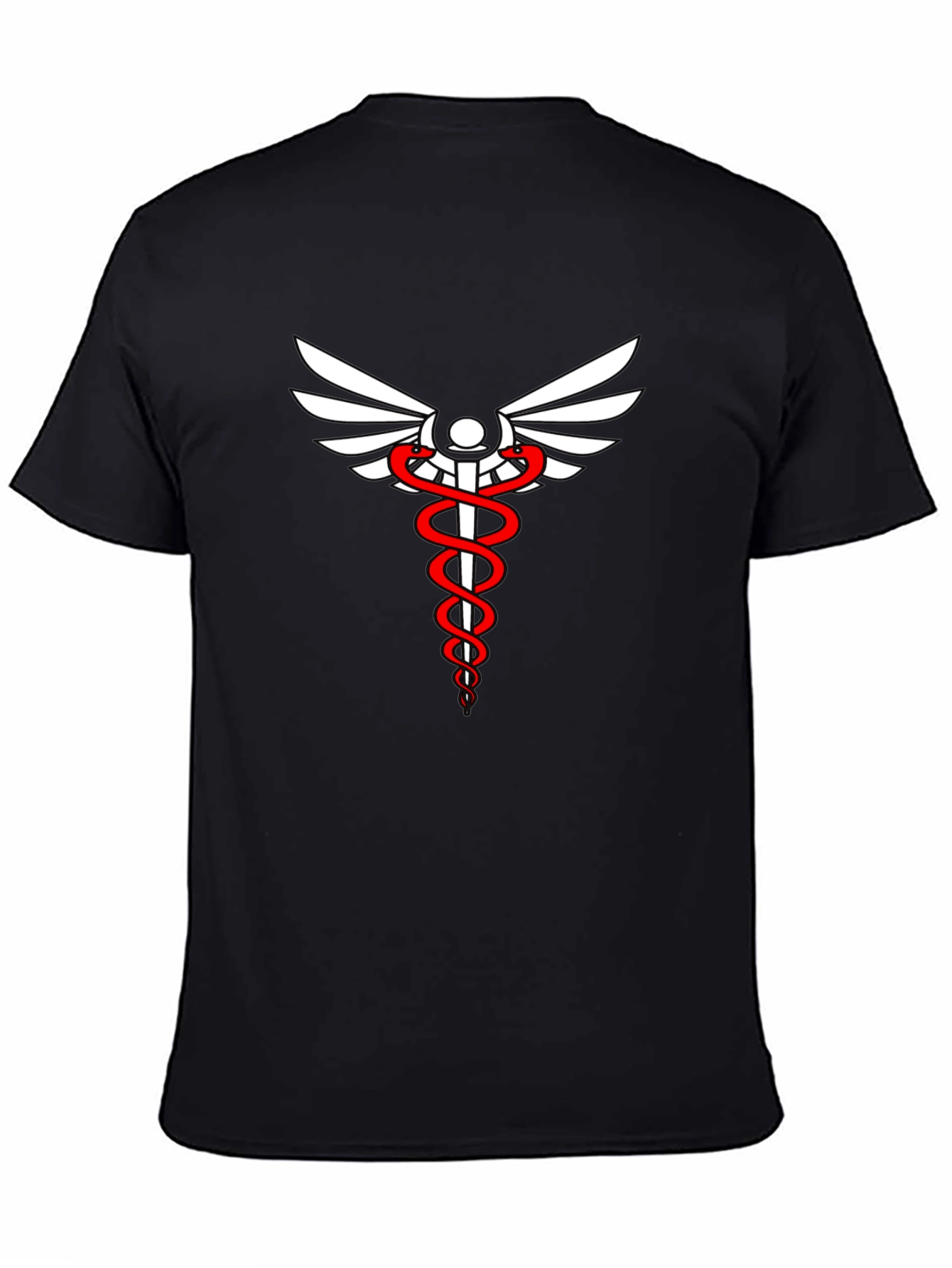 Medical Caduceus Graphic Tee - Stylish & Comfortable