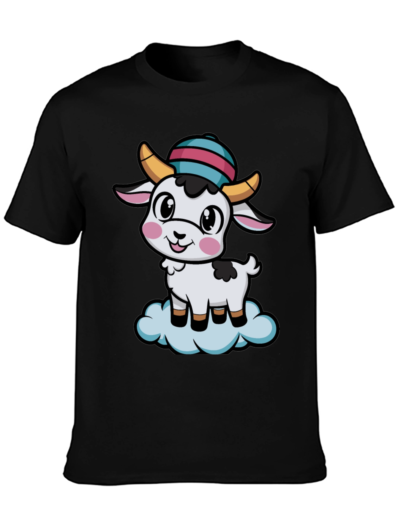 Cute Goat Cartoon T-Shirt