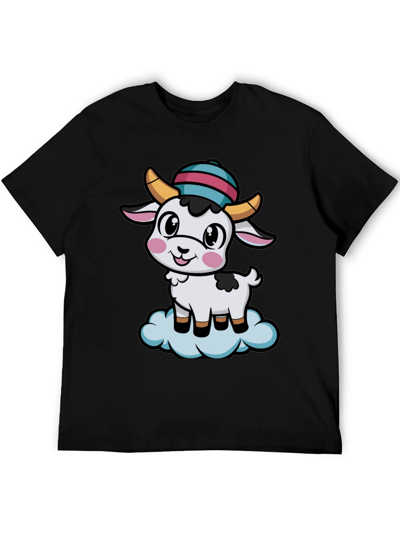 Cute Goat Cartoon T-Shirt