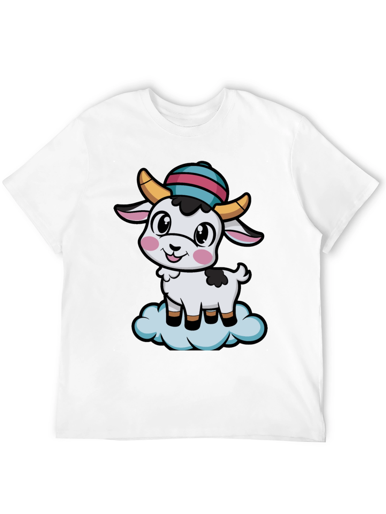 Cute Goat Cartoon T-Shirt