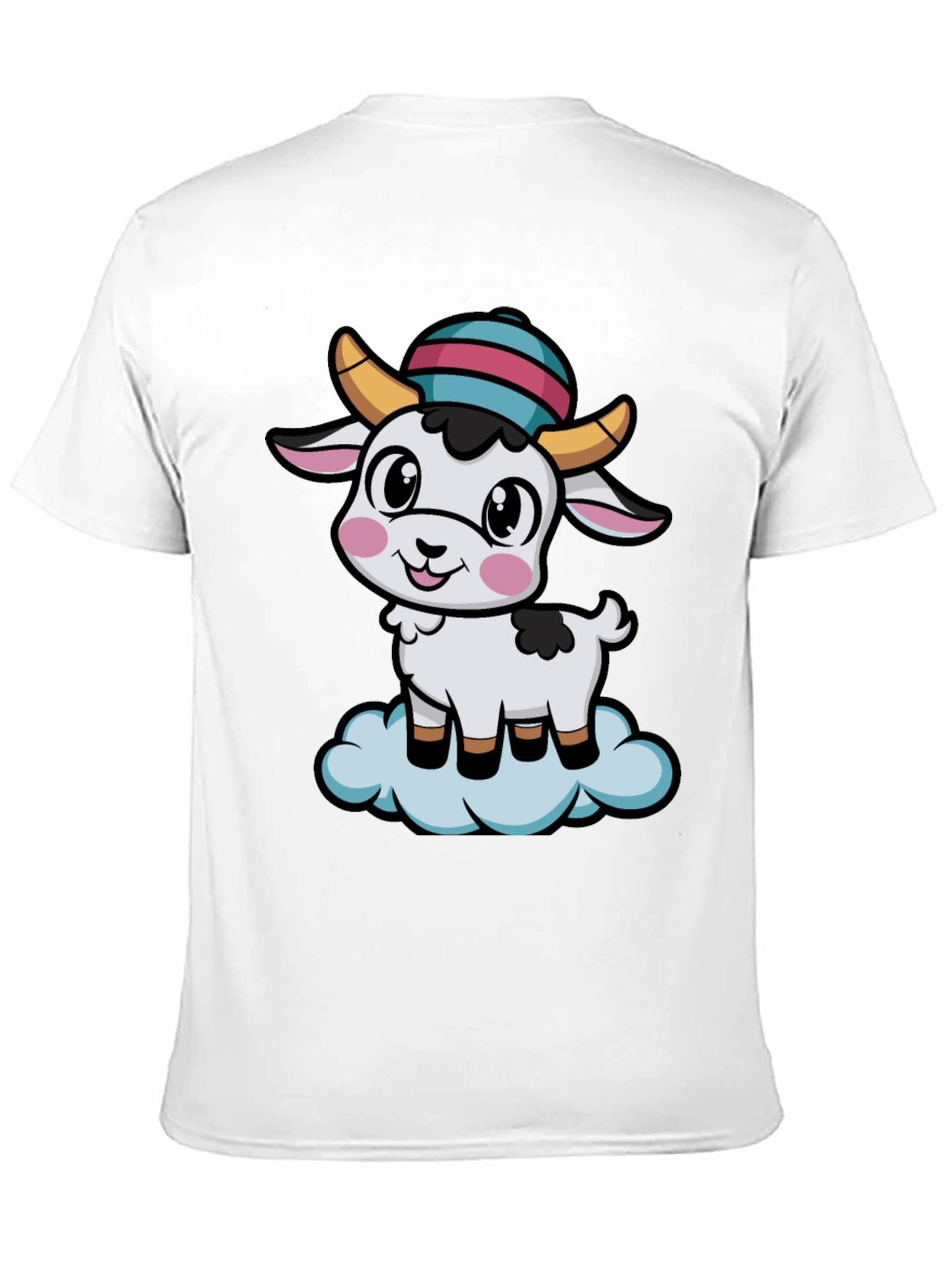 Cute Goat Cartoon T-Shirt