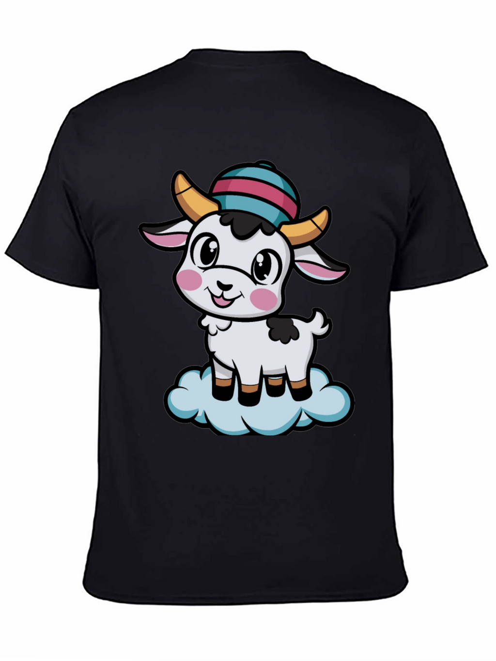 Cute Goat Cartoon T-Shirt