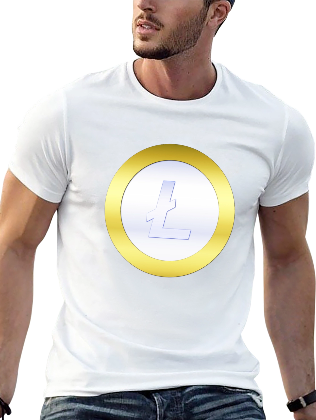 Litecoin Crypto T-Shirt - Black
