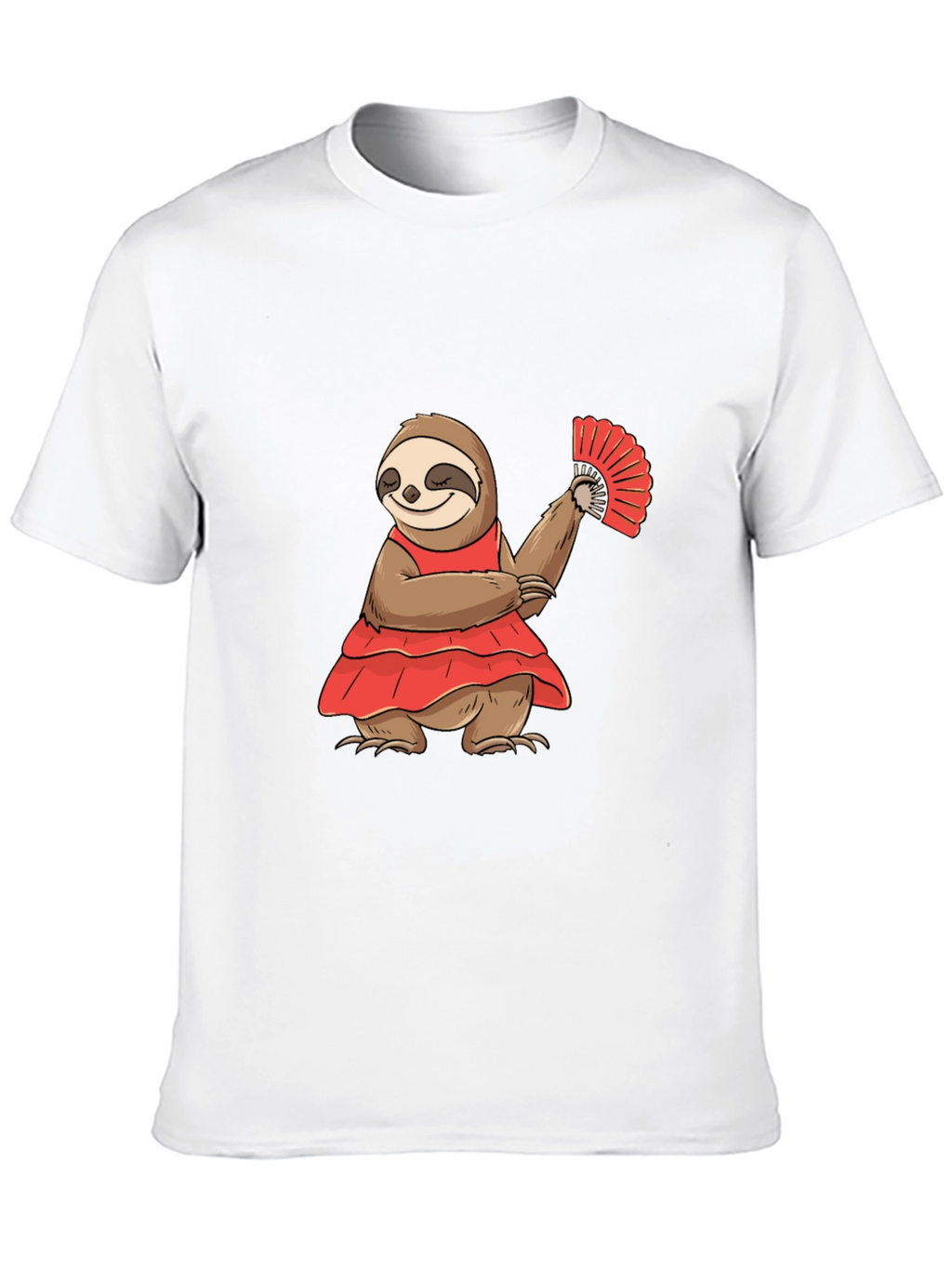 Sloth Flamenco Dancer Graphic T-Shirt