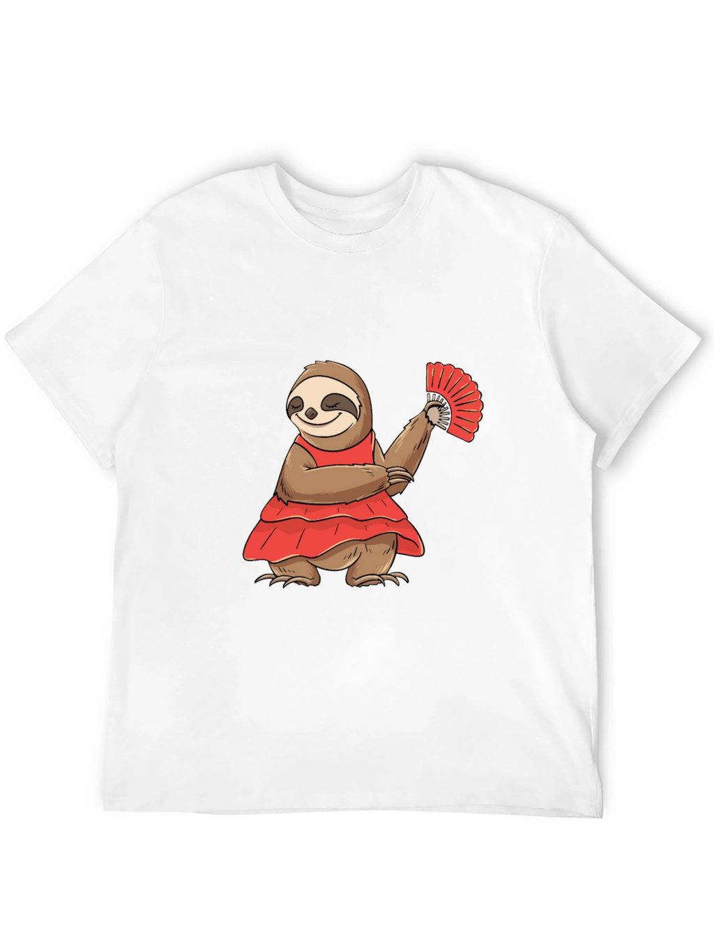 Sloth Flamenco Dancer Graphic T-Shirt