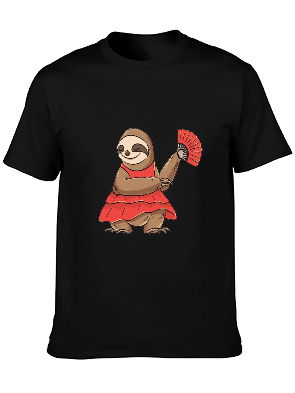 Sloth Flamenco Dancer Graphic T-Shirt