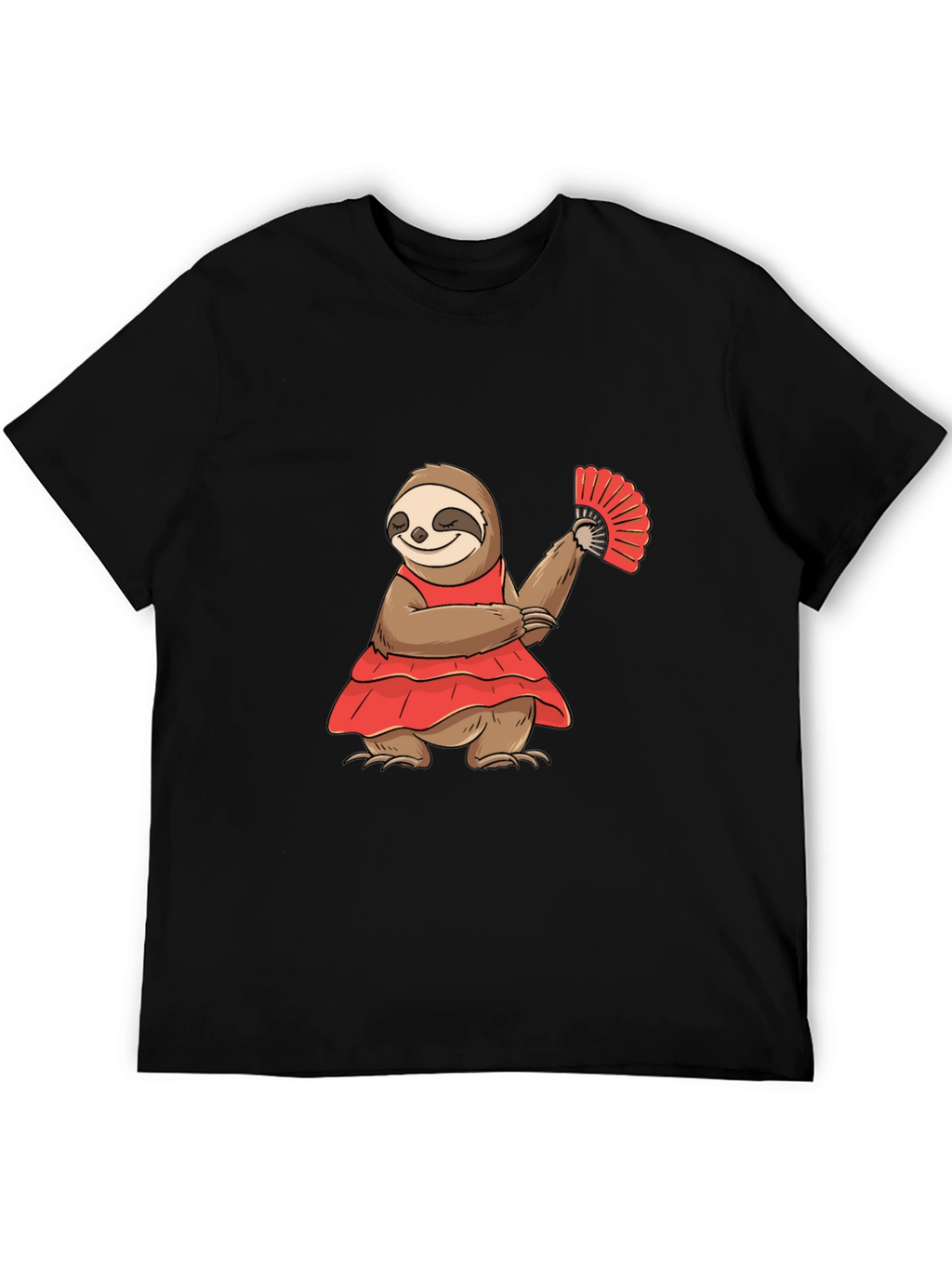 Sloth Flamenco Dancer Graphic T-Shirt