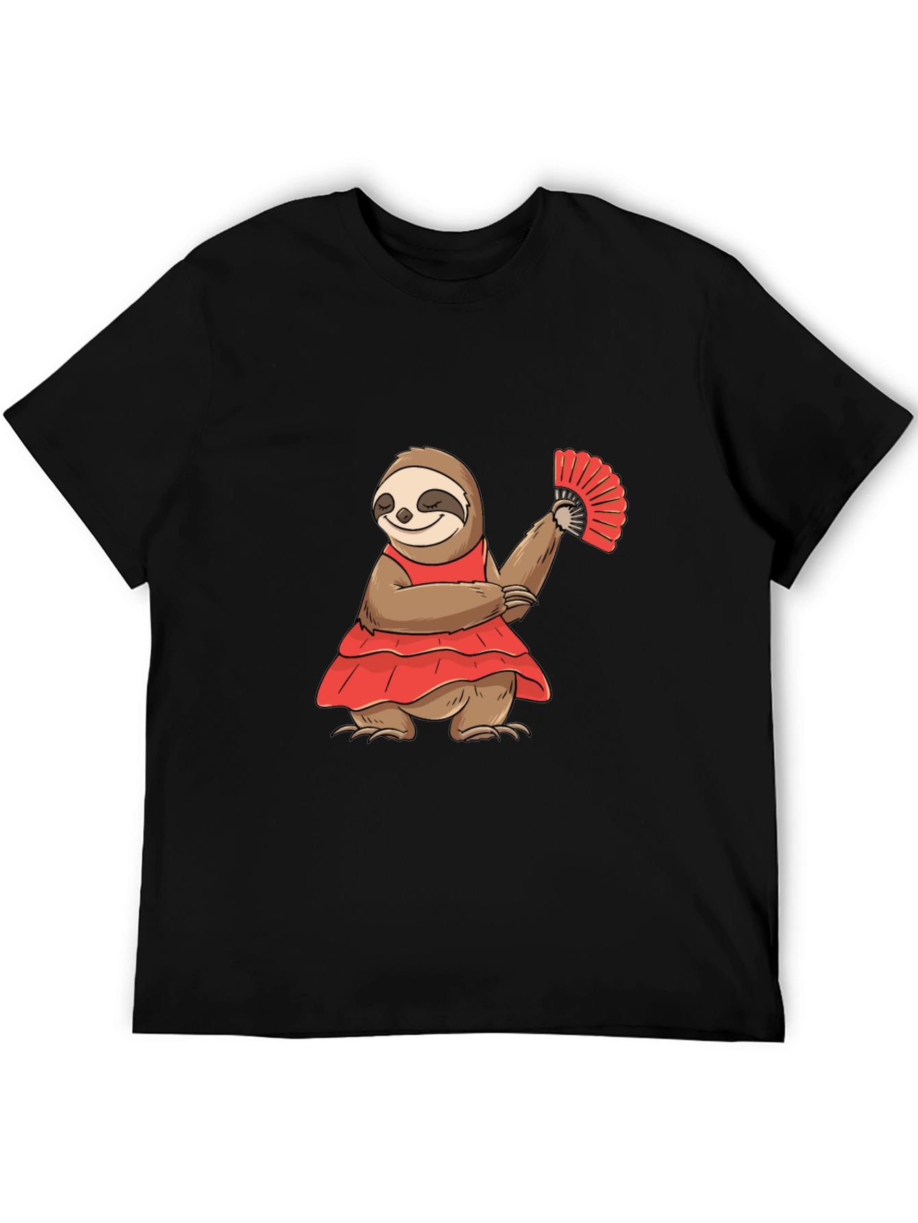 Sloth Flamenco Dancer Graphic T-Shirt