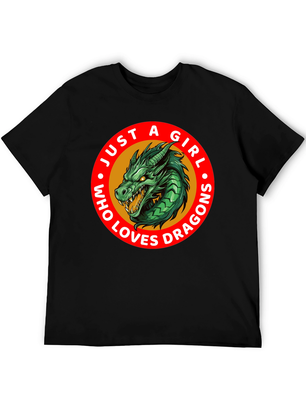 Just a Girl Who Loves Dragons T-Shirt