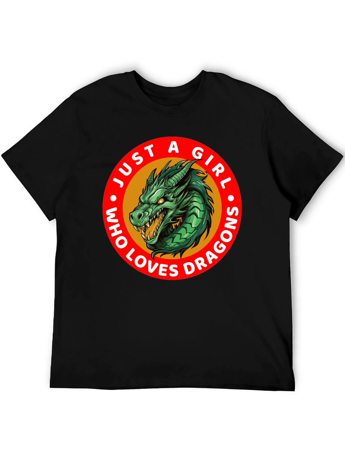 Just a Girl Who Loves Dragons T-Shirt