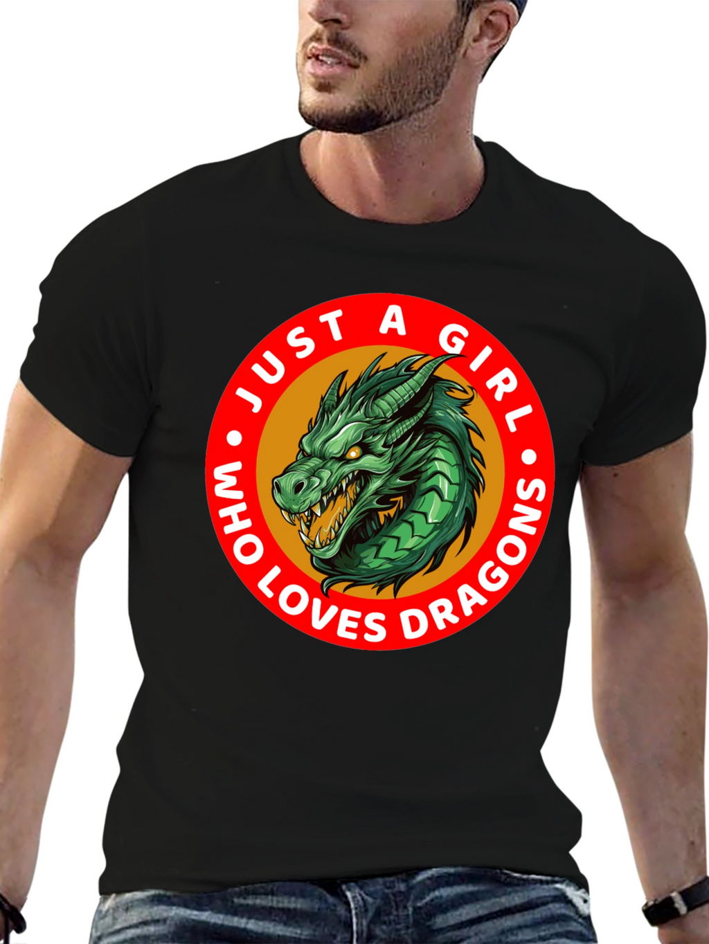 Just a Girl Who Loves Dragons T-Shirt