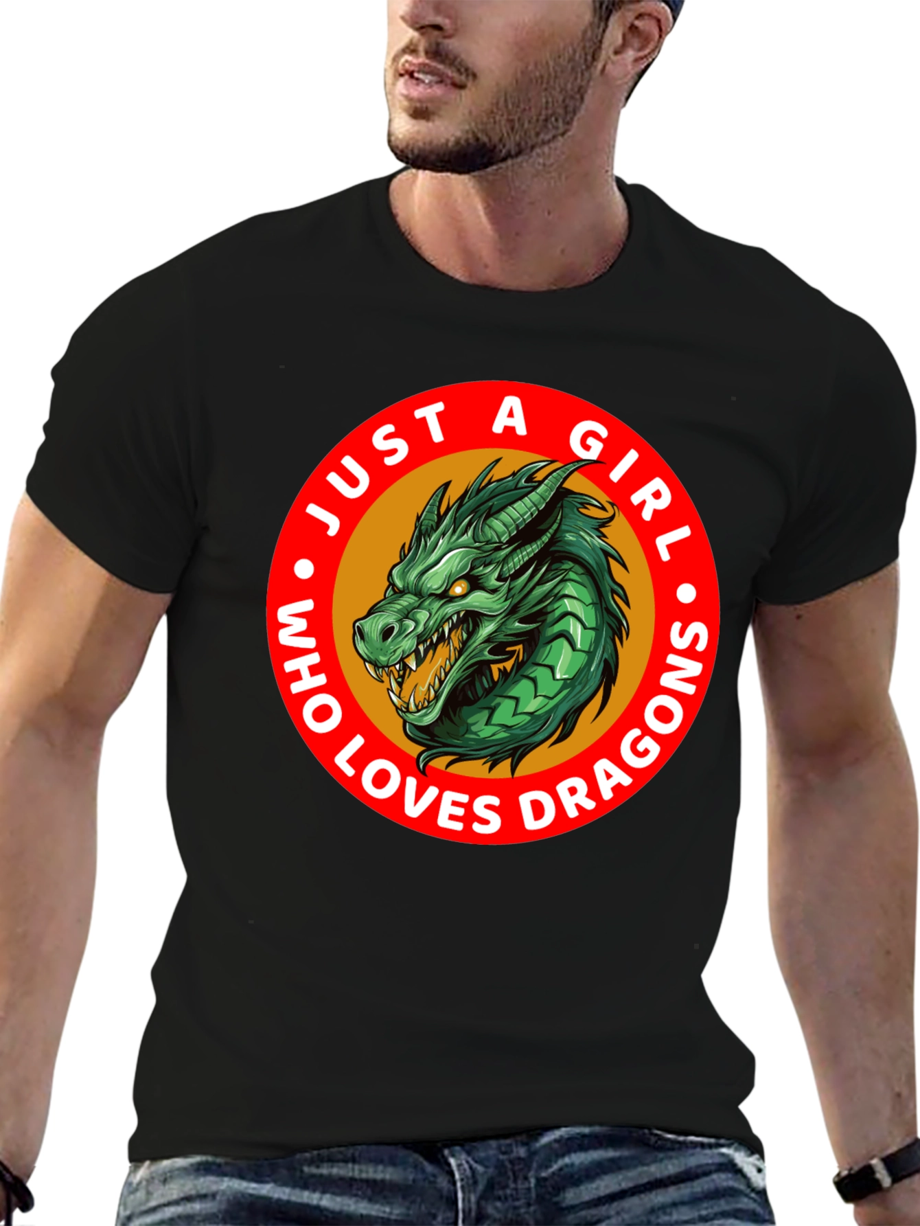 Just a Girl Who Loves Dragons T-Shirt