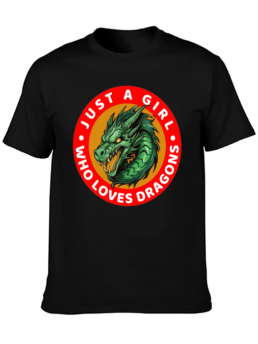Just a Girl Who Loves Dragons T-Shirt