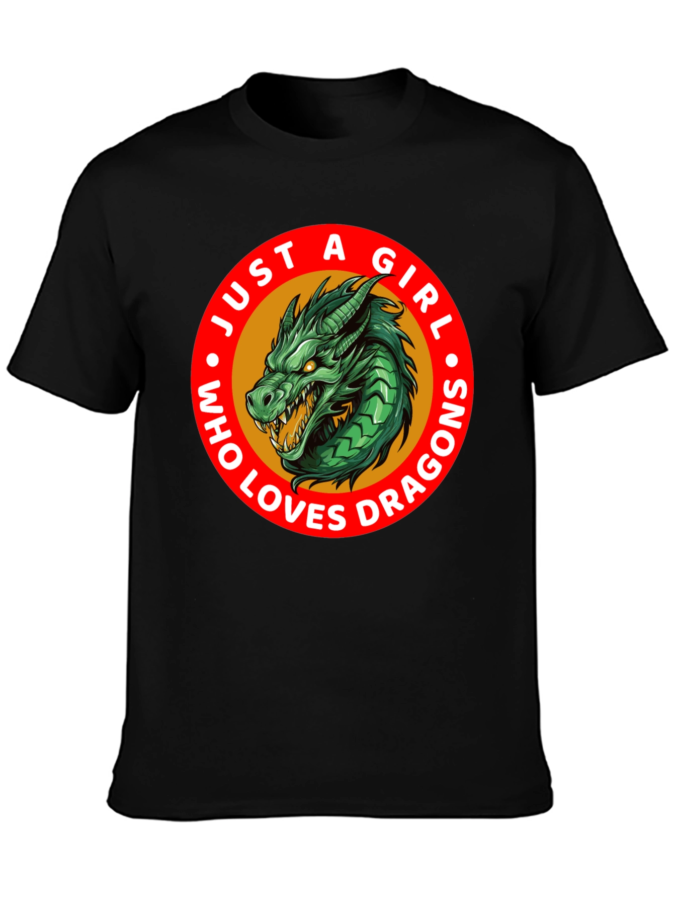 Just a Girl Who Loves Dragons T-Shirt
