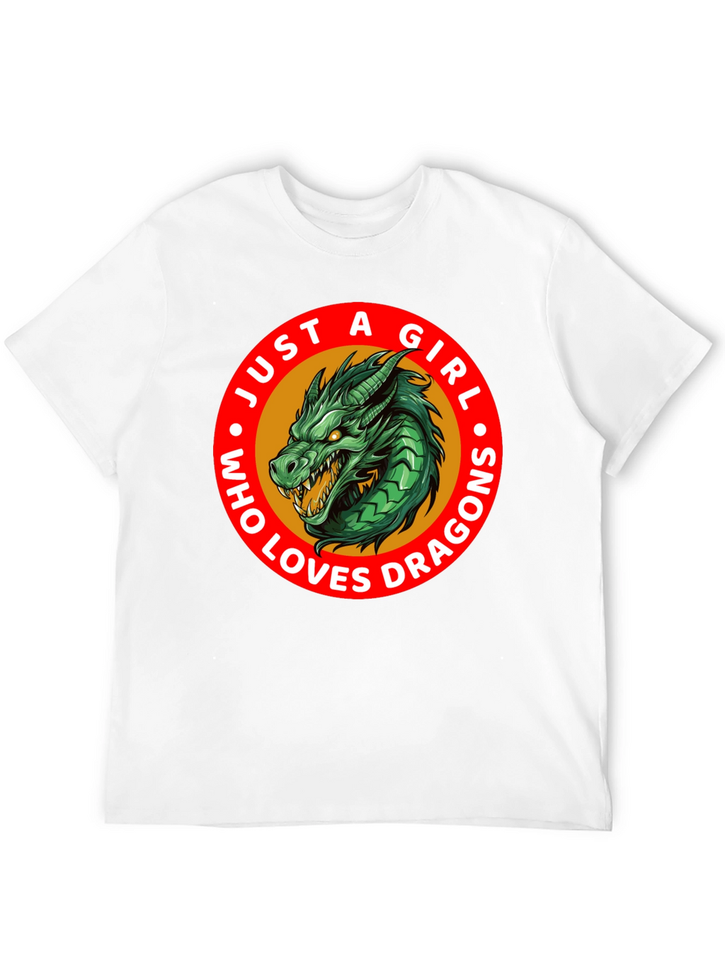 Just a Girl Who Loves Dragons T-Shirt