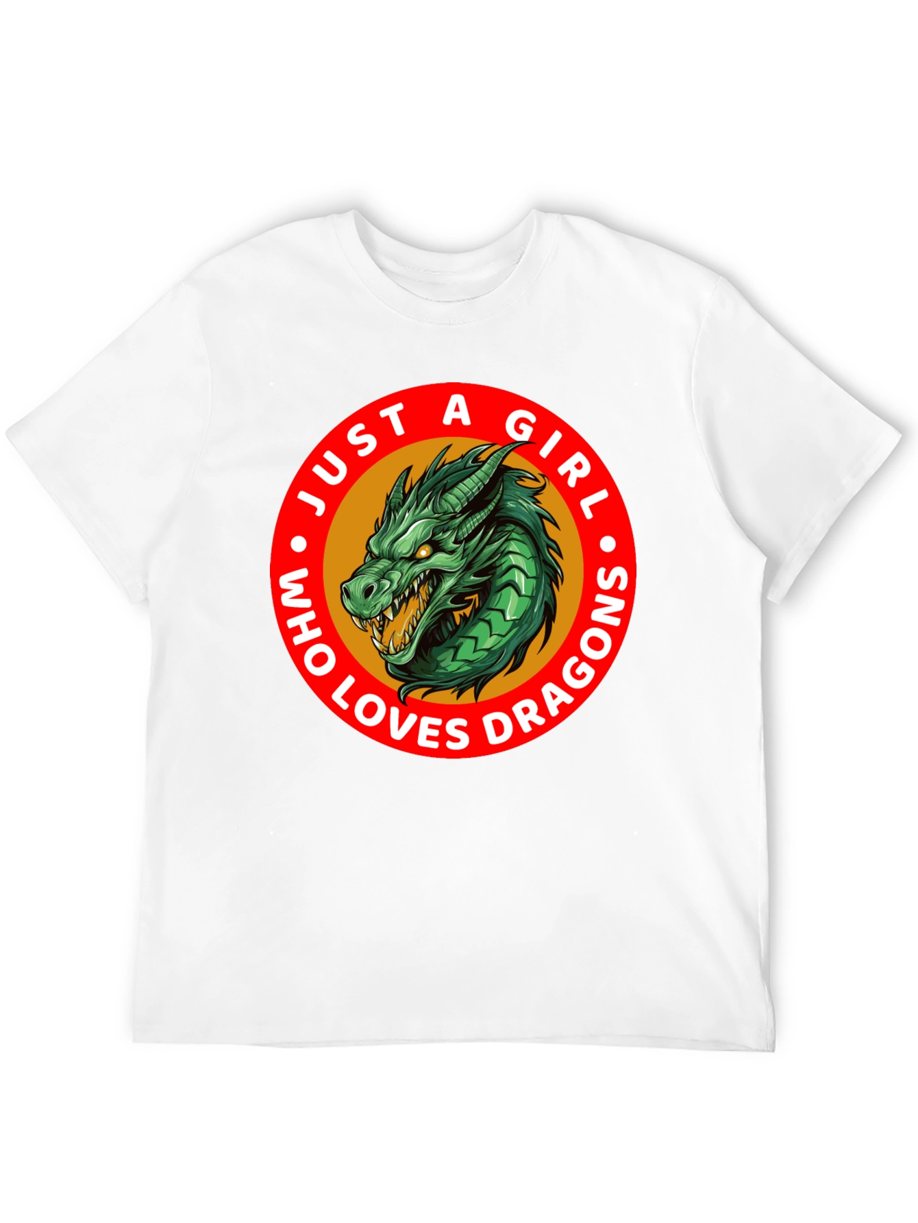 Just a Girl Who Loves Dragons T-Shirt