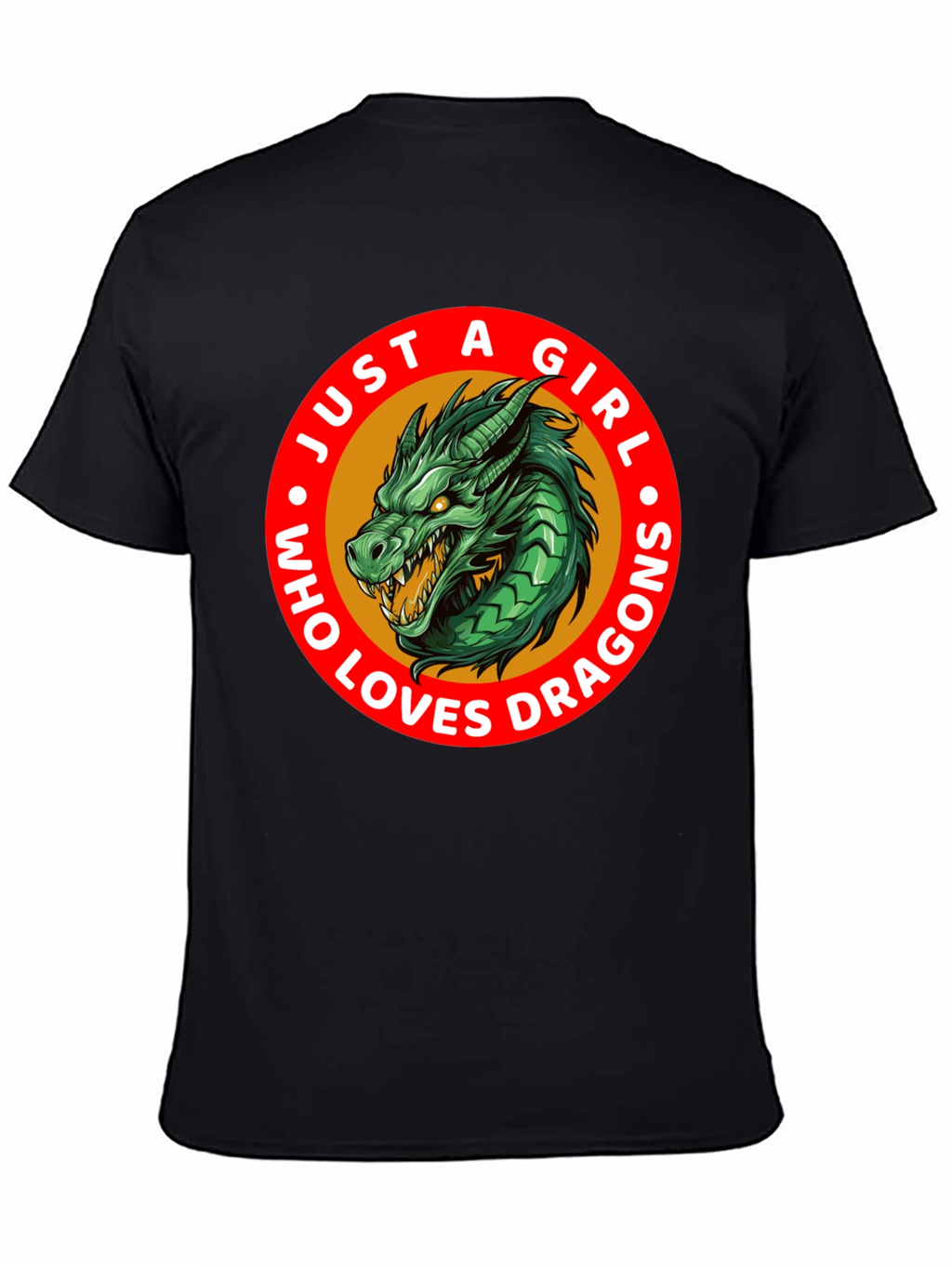 Just a Girl Who Loves Dragons T-Shirt