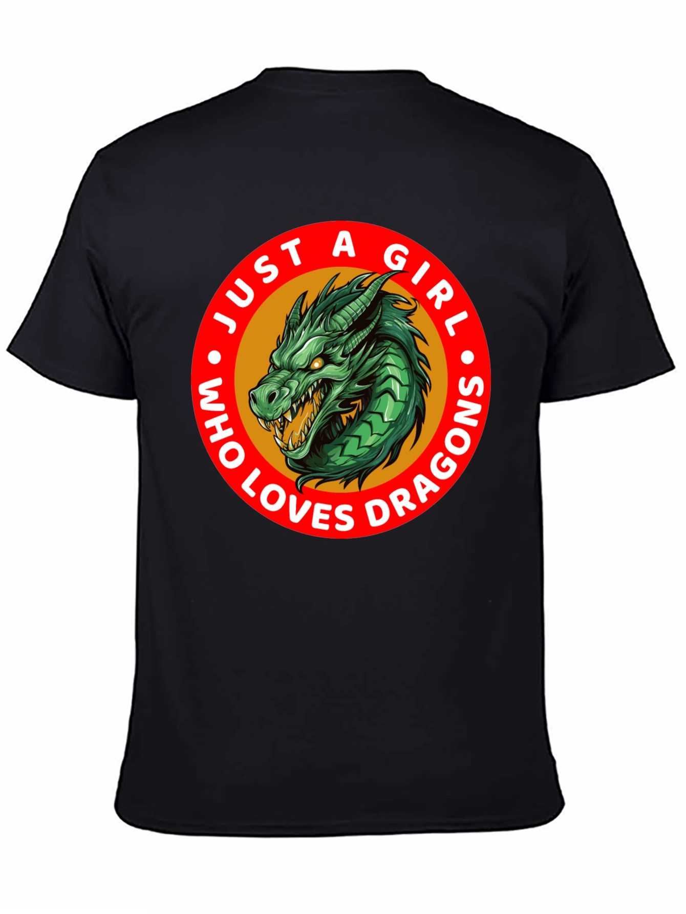 Just a Girl Who Loves Dragons T-Shirt