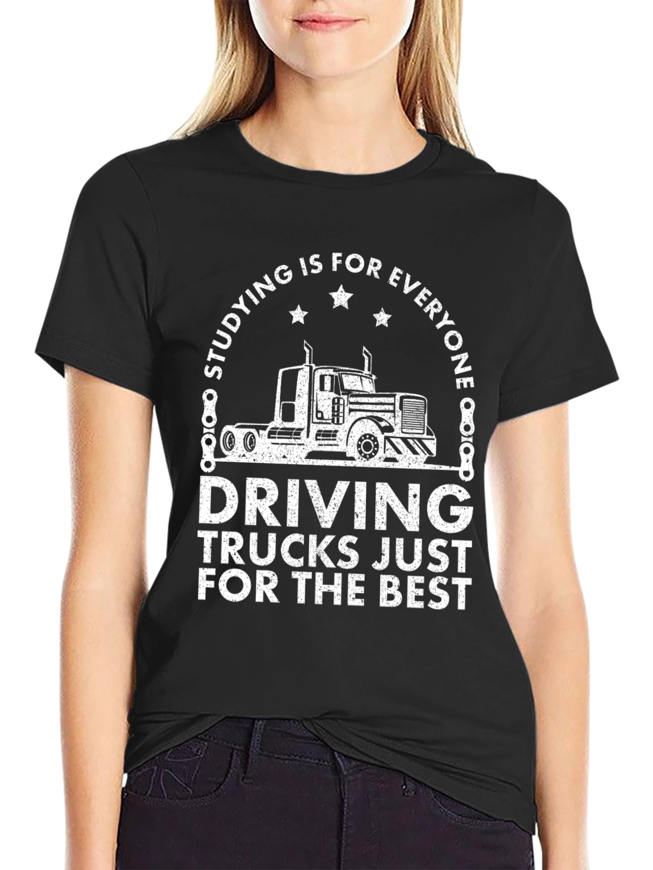 Truck Driver T-Shirt - Studying is for Everyone Tee