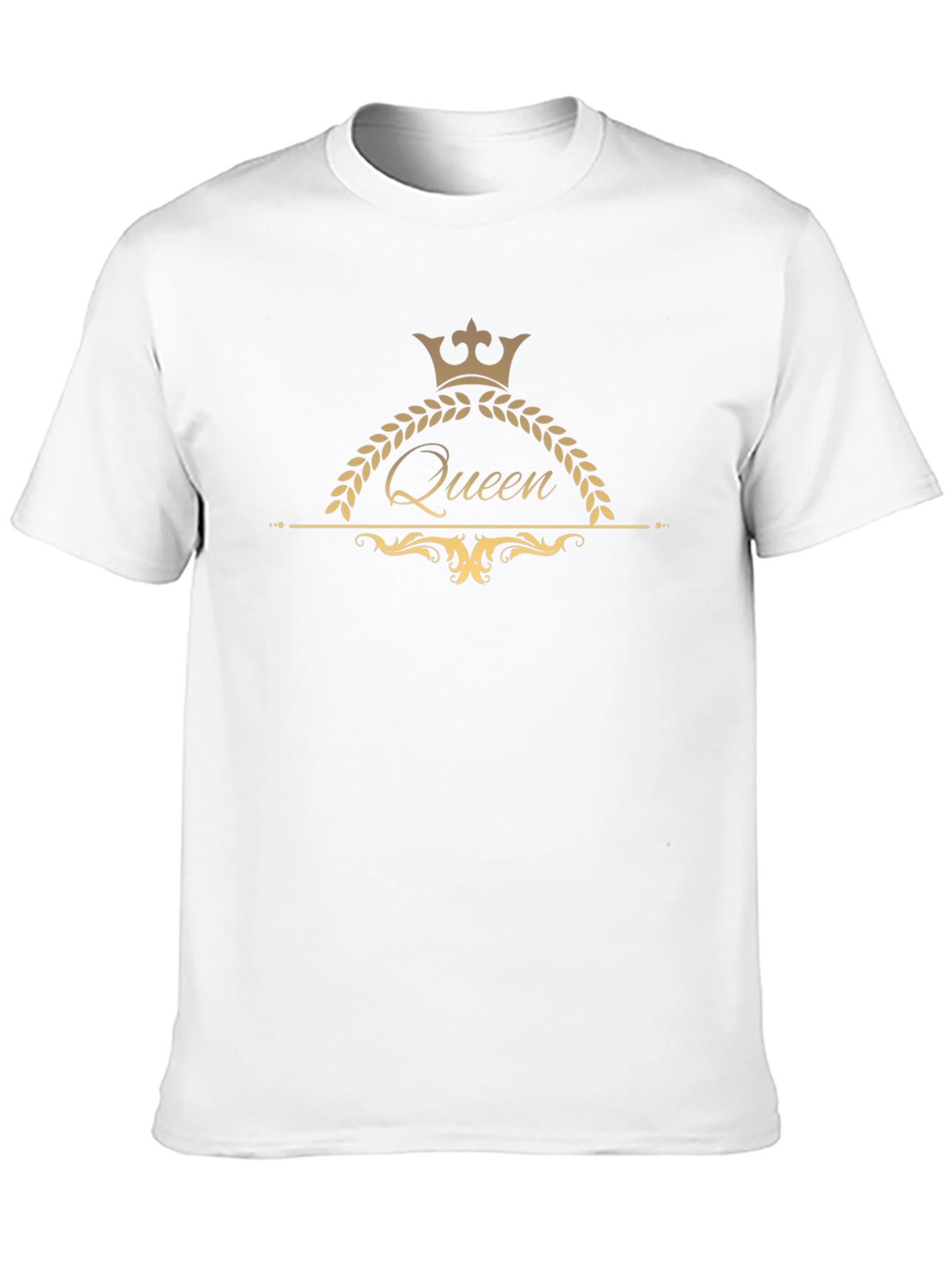 Queen Crown Graphic Black T-Shirt
