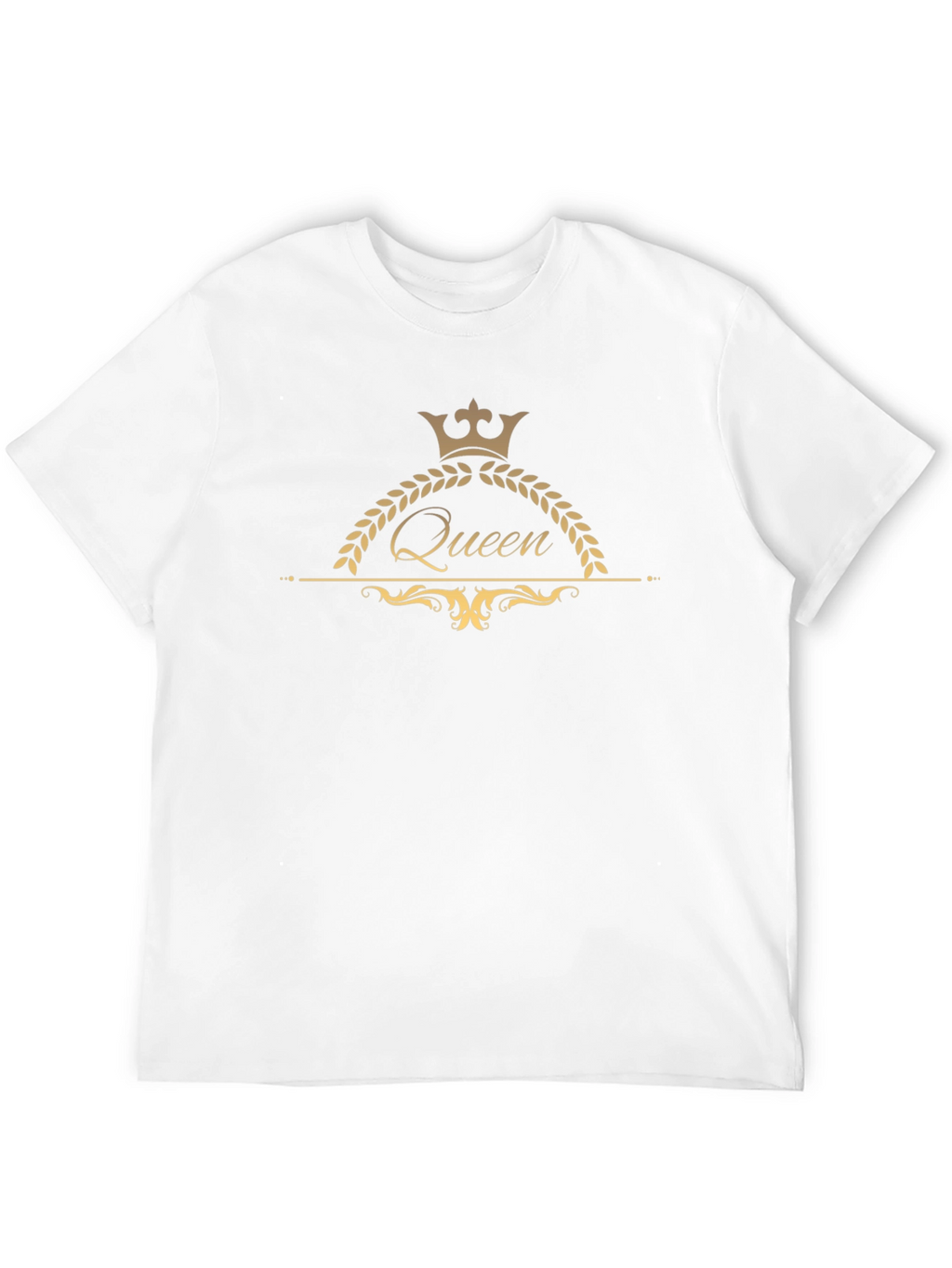 Queen Crown Graphic Black T-Shirt