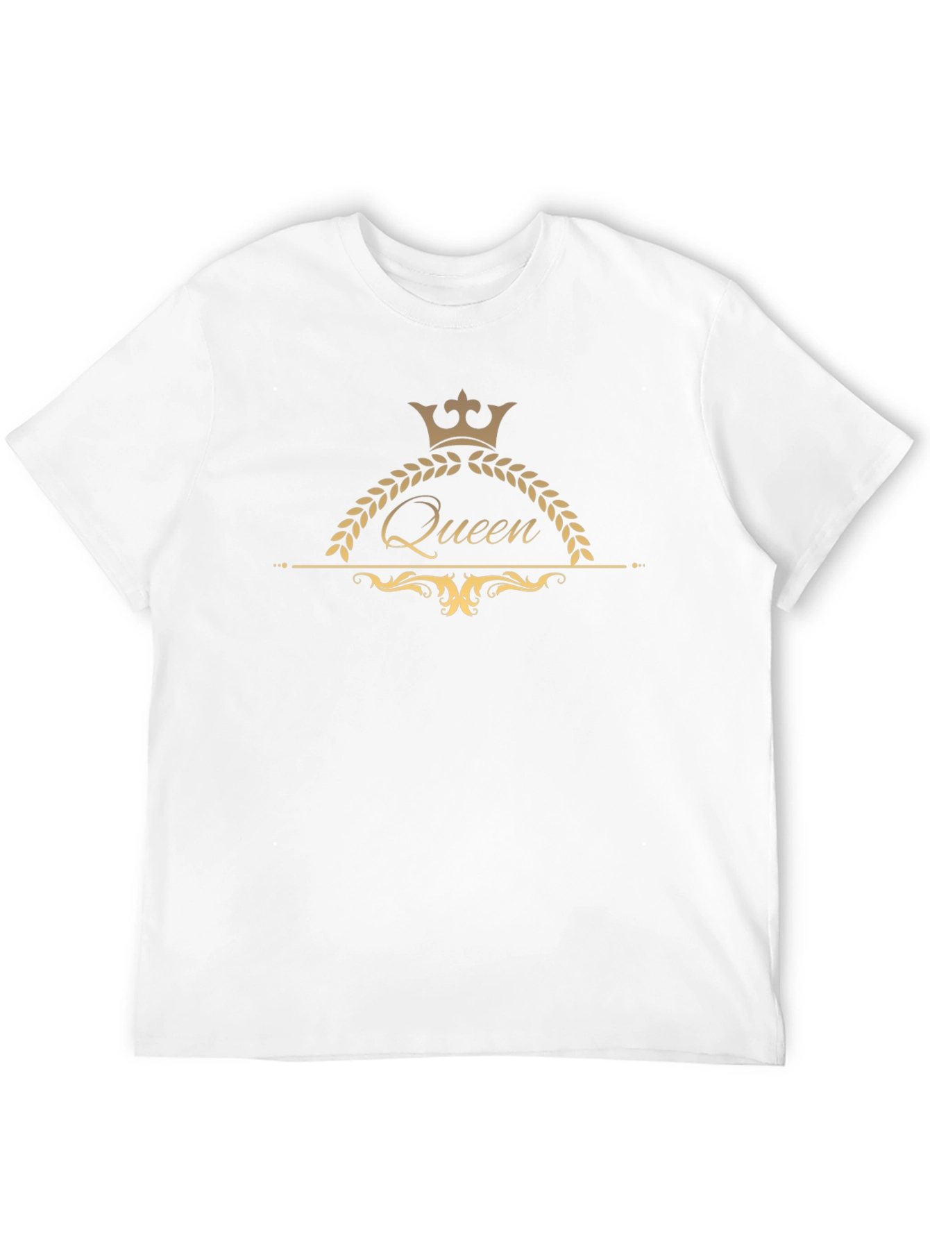Queen Crown Graphic Black T-Shirt