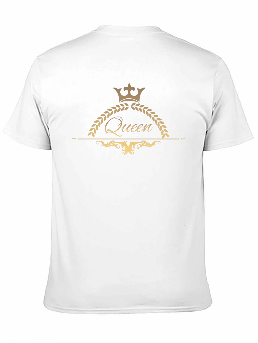 Queen Crown Graphic Black T-Shirt
